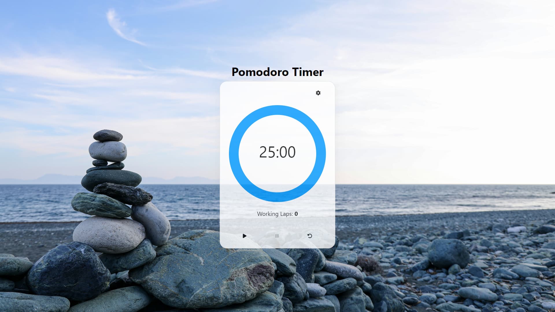 Photo Pomodoro Timer