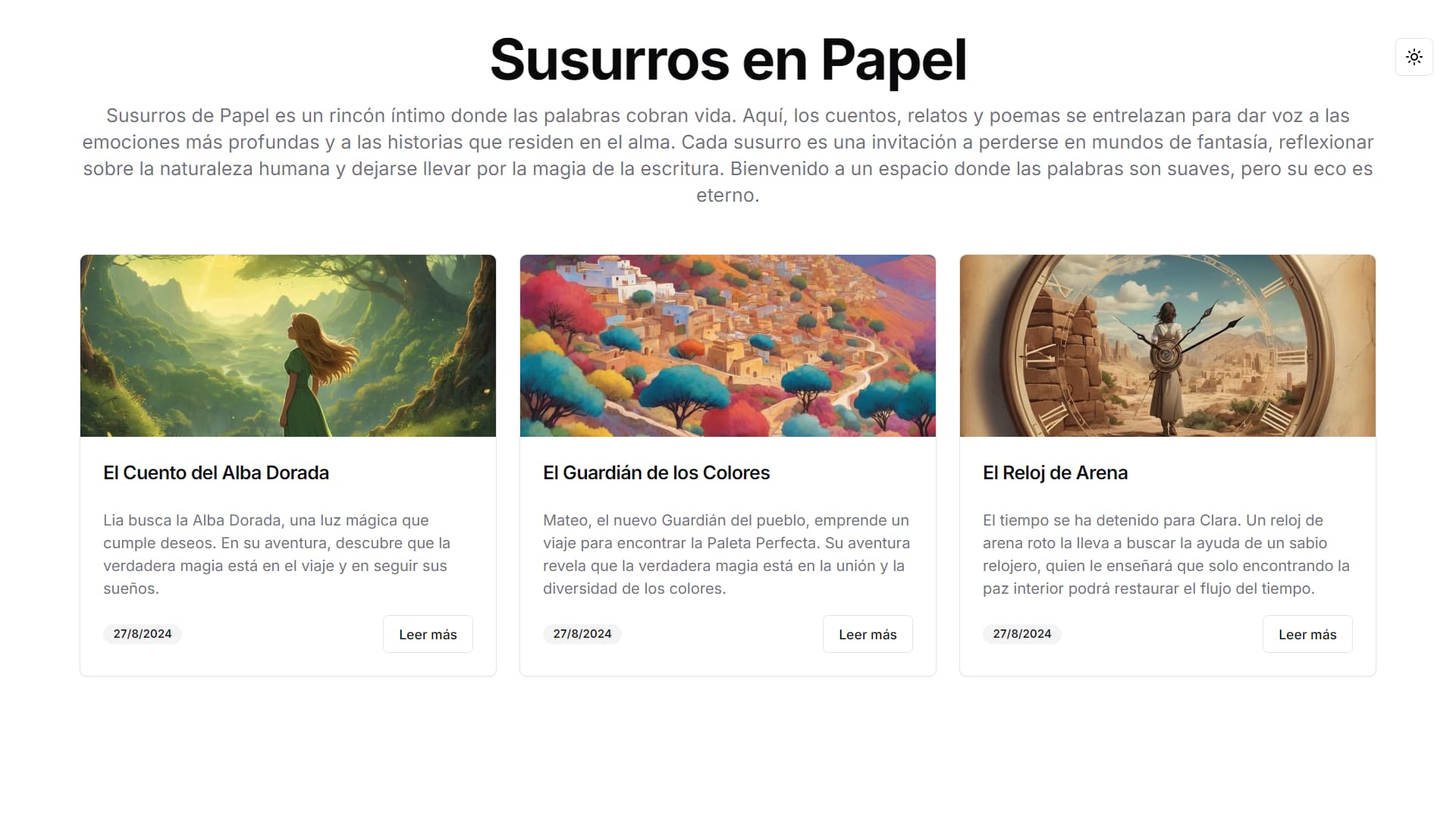 Photo Susurros en Papel